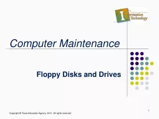 Floppy Disks and Drives