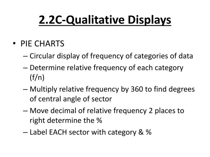 2 2c qualitative displays