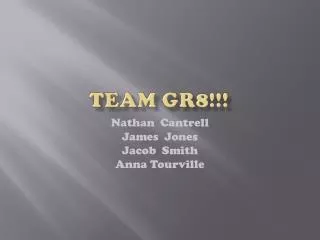 Team GR8!!!