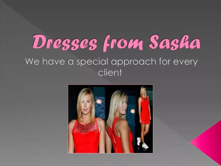 dresses from sasha
