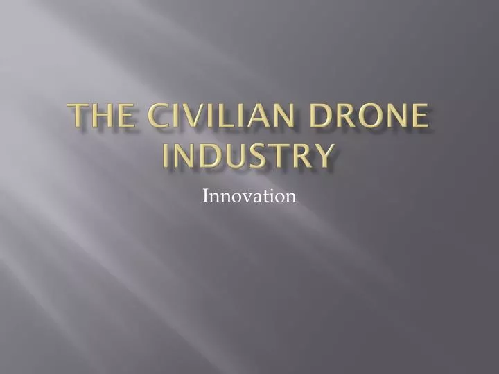 the civilian drone industry
