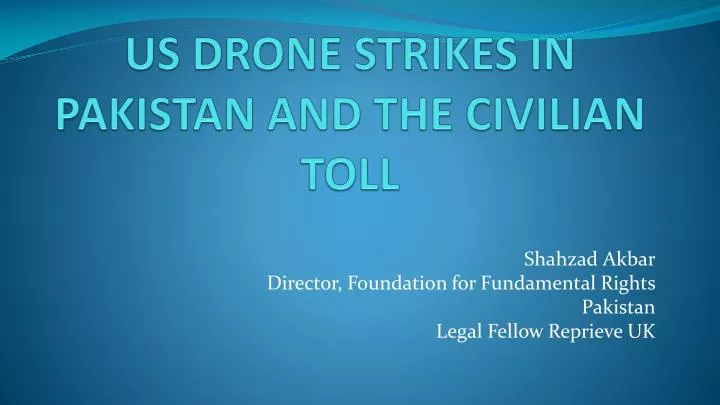 us drone strikes in pakistan and the civilian toll