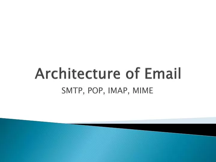 architecture of email