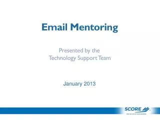 Email Mentoring