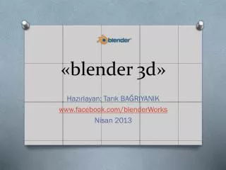 «blender 3d »