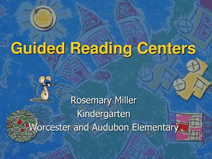 guided reading centers