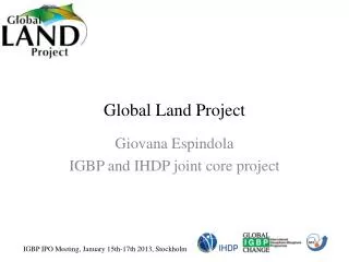 Global Land Project
