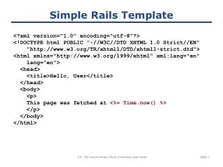 Simple Rails Template