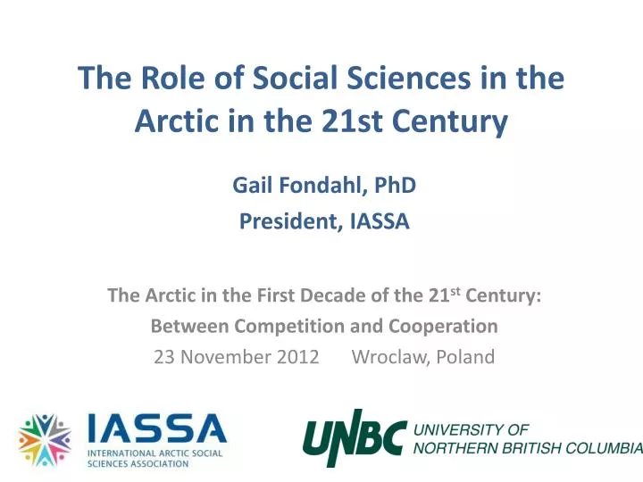 the role of social sciences in the arctic in the 21st century