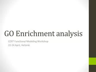 GO Enrichment analysis