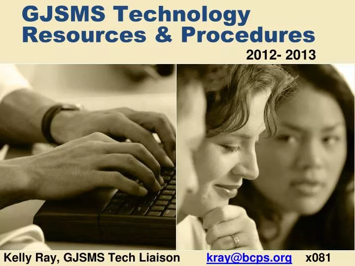 gjsms technology resources procedures