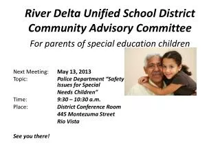 River Delta Unified School District Community Advisory Committee