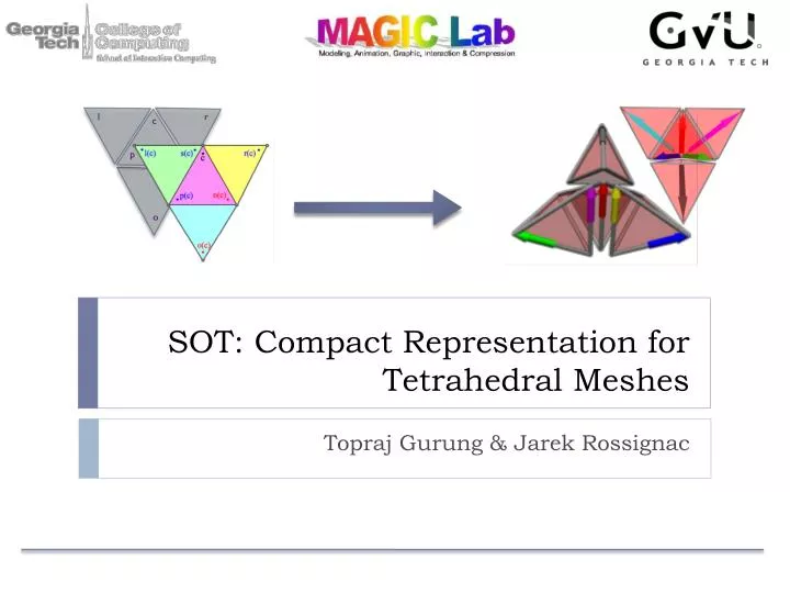sot compact representation for tetrahedral meshes