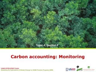 Carbon accounting: Monitoring