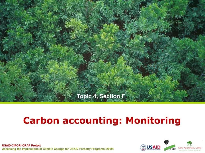 carbon accounting monitoring