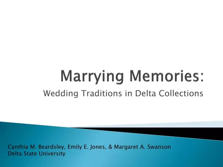 marrying memories
