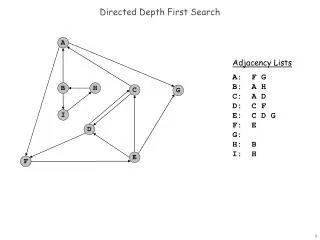 Directed Depth First Search