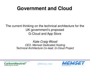 Government and Cloud
