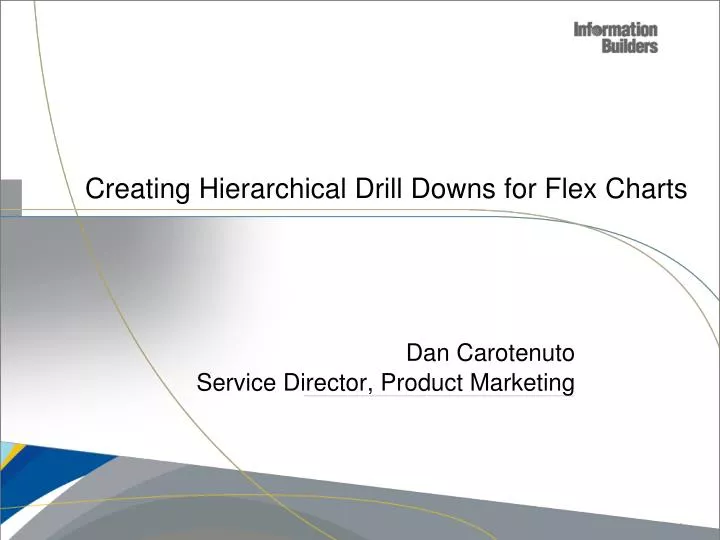 creating hierarchical drill downs for flex charts