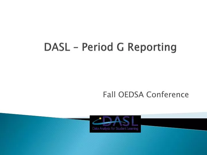 dasl period g reporting