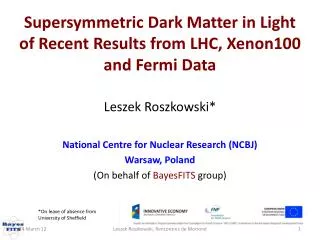 Supersymmetric Dark Matter in Light of Recent Results from LHC, Xenon100 and Fermi Data