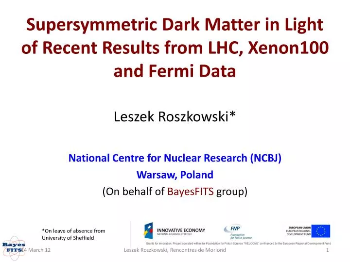 supersymmetric dark matter in light of recent results from lhc xenon100 and fermi data