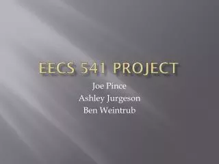 EECS 541 Project