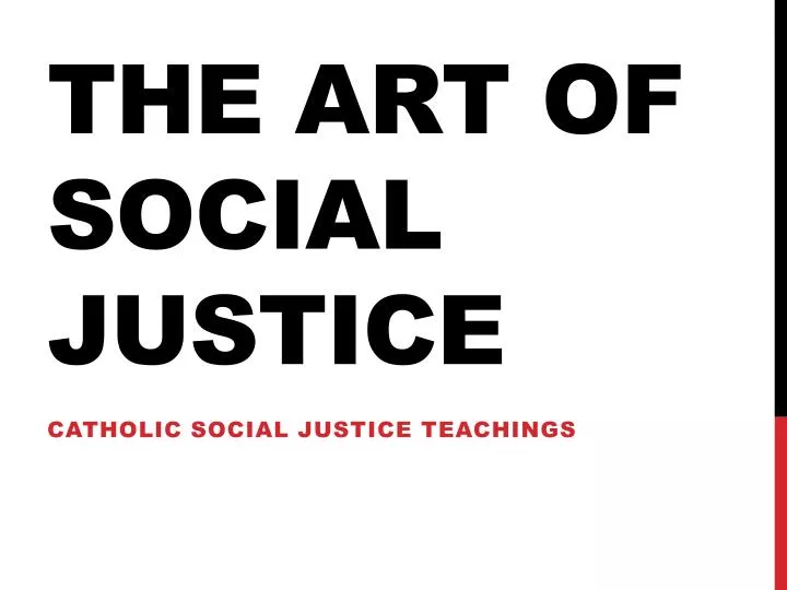 the art of social justice