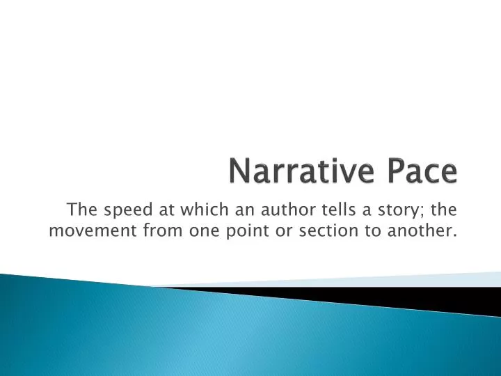 narrative pace