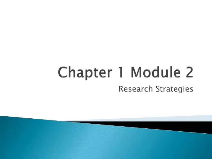 chapter 1 module 2