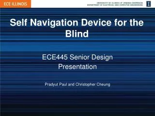 Self Navigation Device for the Blind