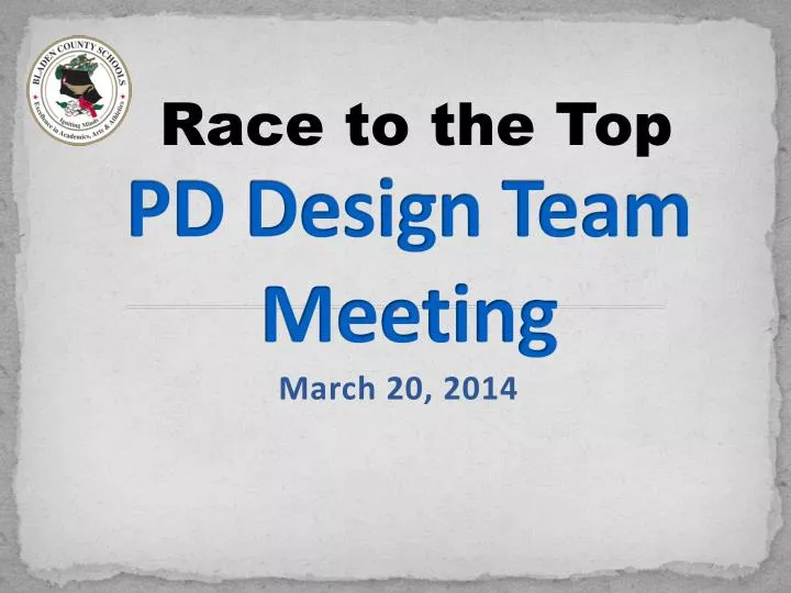 pd design team meeting