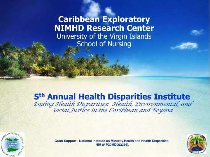 caribbean exploratory nimhd research center university of the virgin islands school of nursing