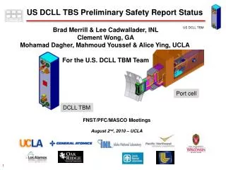 US DCLL TBS Preliminary Safety Report Status