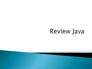Review Java