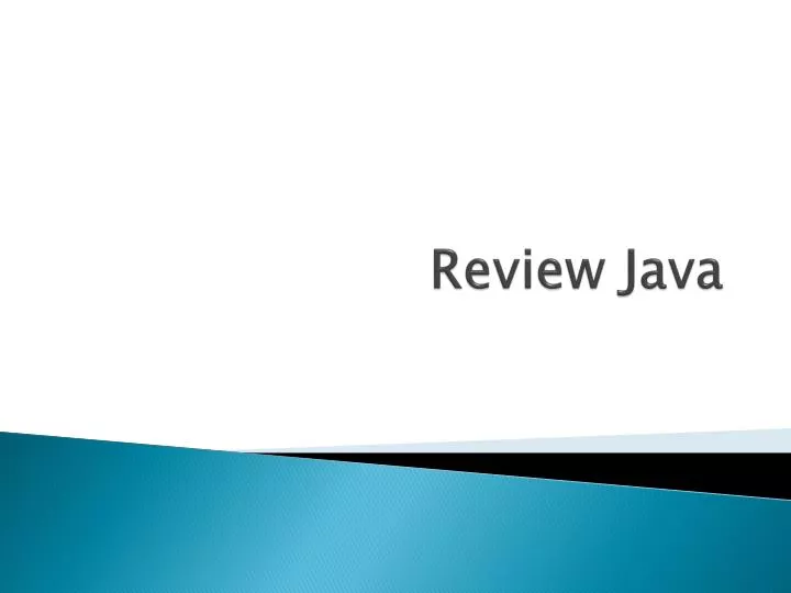 review java