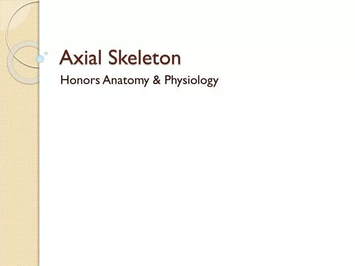 axial skeleton