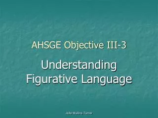 AHSGE Objective III-3