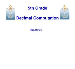 5th Grade Decimal Computation