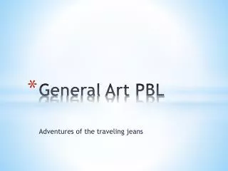 General Art PBL