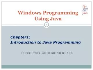 Windows Programming Using Java
