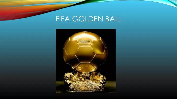 fifa golden ball