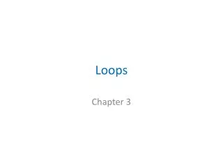 Loops