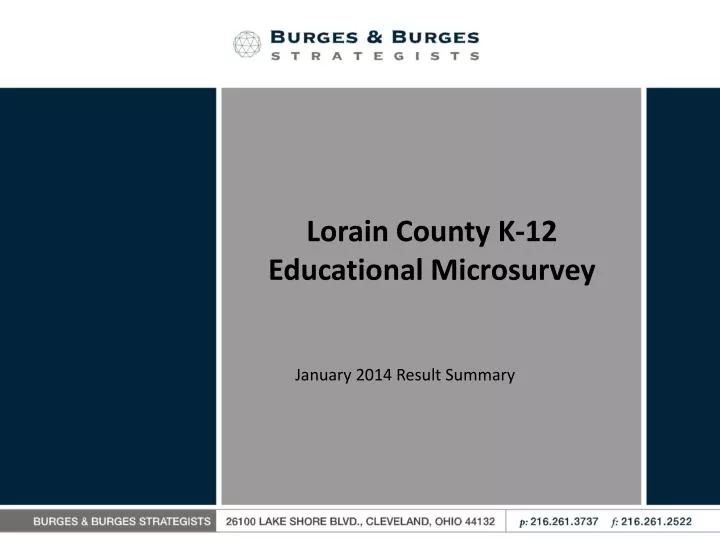 lorain county k 12 educational microsurvey