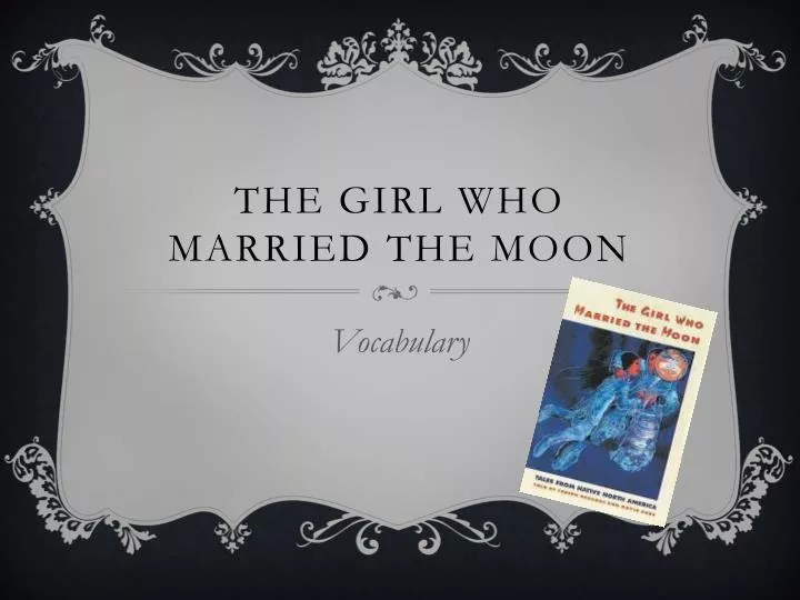 the girl who married the moon