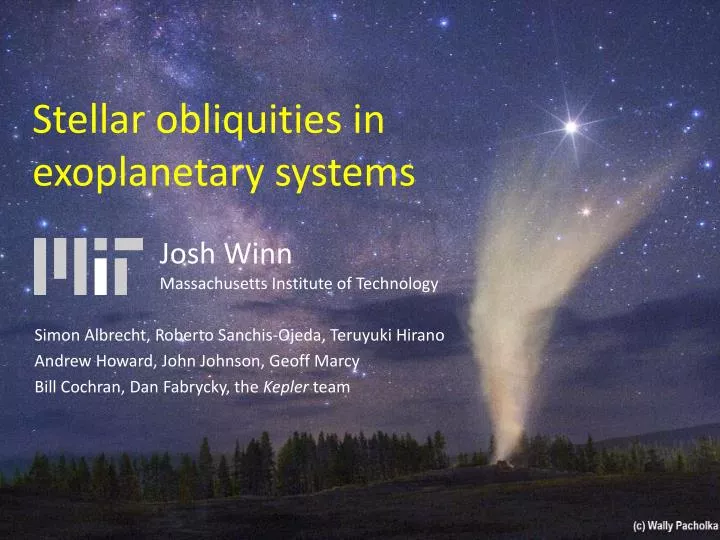 stellar obliquities in exoplanetary systems