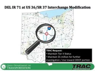 DEL IR 71 at US 36/SR 37 Interchange Modification