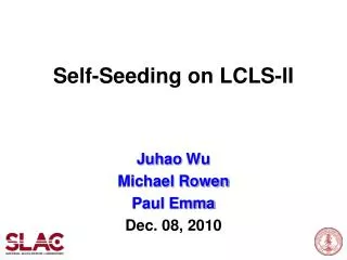 Self-Seeding on LCLS-II