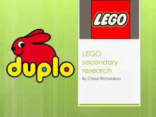 LEGO secondary research