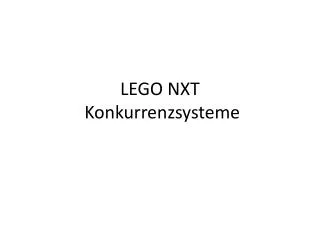 lego nxt konkurrenzsysteme